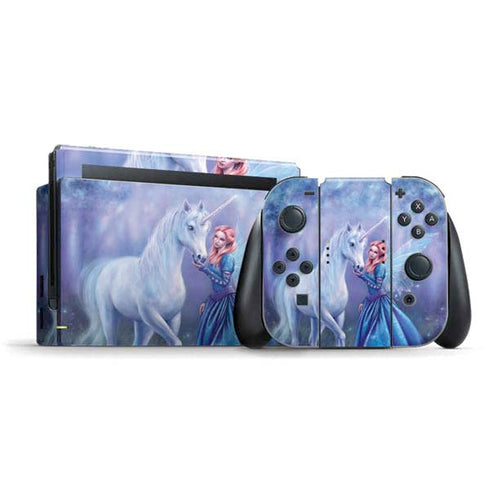 Rhiannon Fairy and Unicorn by Rachel Anderson Nintendo Skins